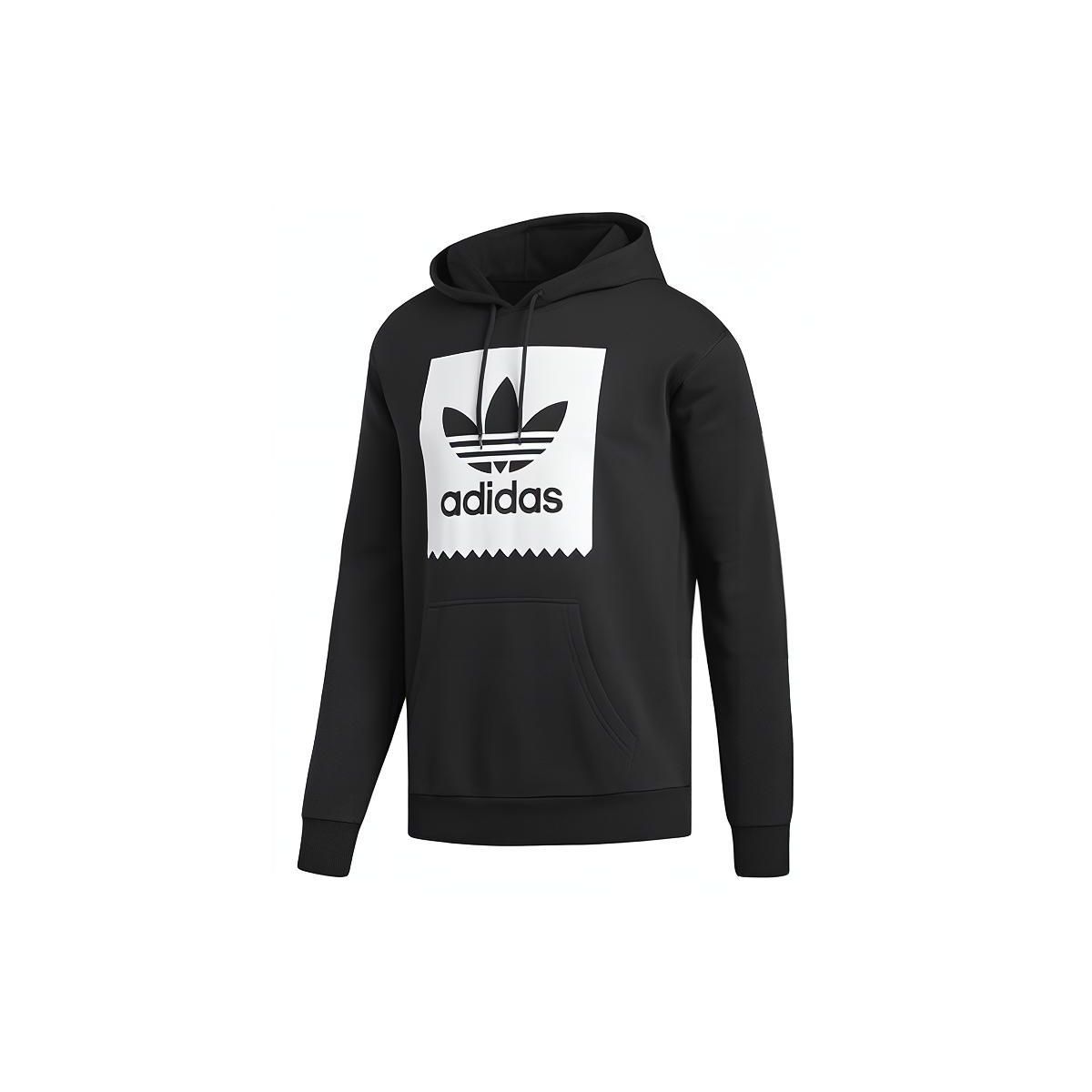 adidas Originals Men s TREFOIL SOLID BB HOOD Hoodie Black CW2358 M