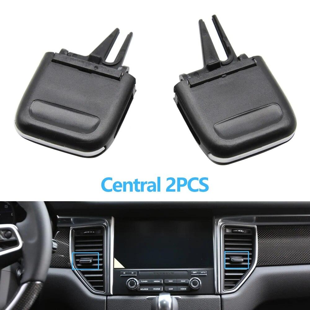 Bil Front Bak Air Conditioning AC Vent Grille Clip Slider Reparasjonssett For Porsche Macan 2014-2017