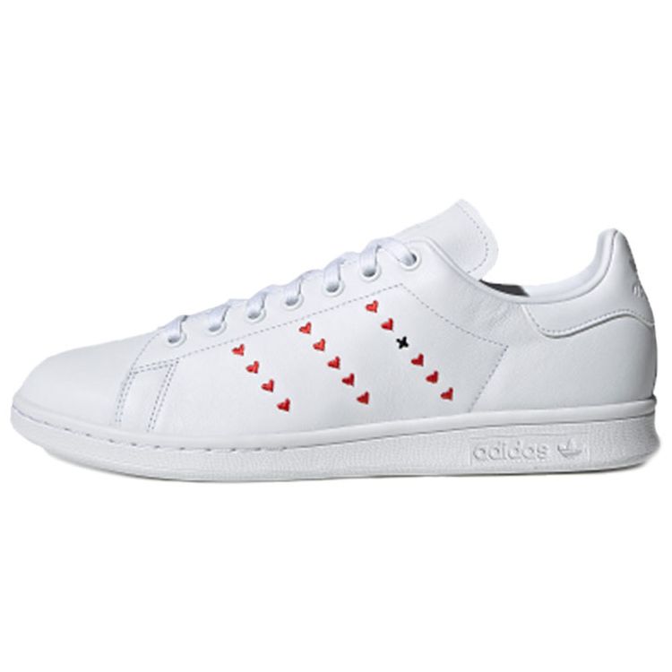 

Кроссовки унисекс adidas Stan Smith Heart Valentines Day White Footwear-White Core-Black EG5811