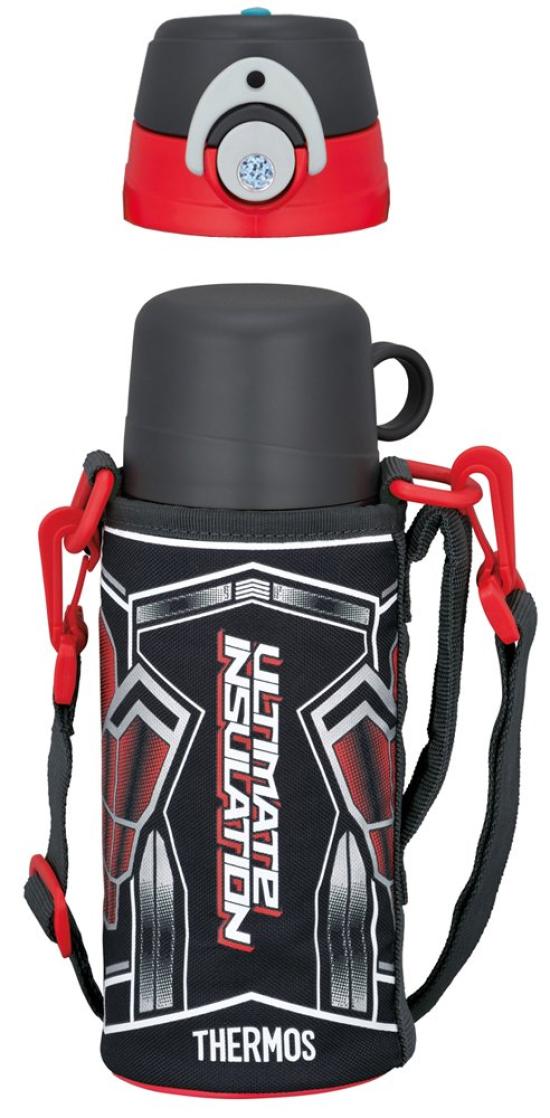 

THERMOS Vacuum Insulated 2WAY Bottle 0.6L Black Red FFG-601WF BKR