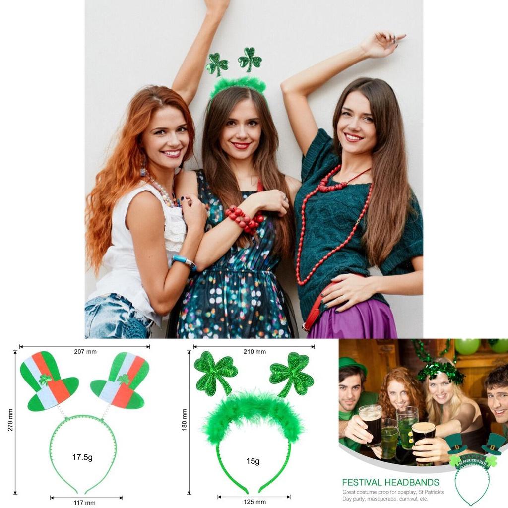 Irish Theme Hair Band Decoration For St Patrick's Day