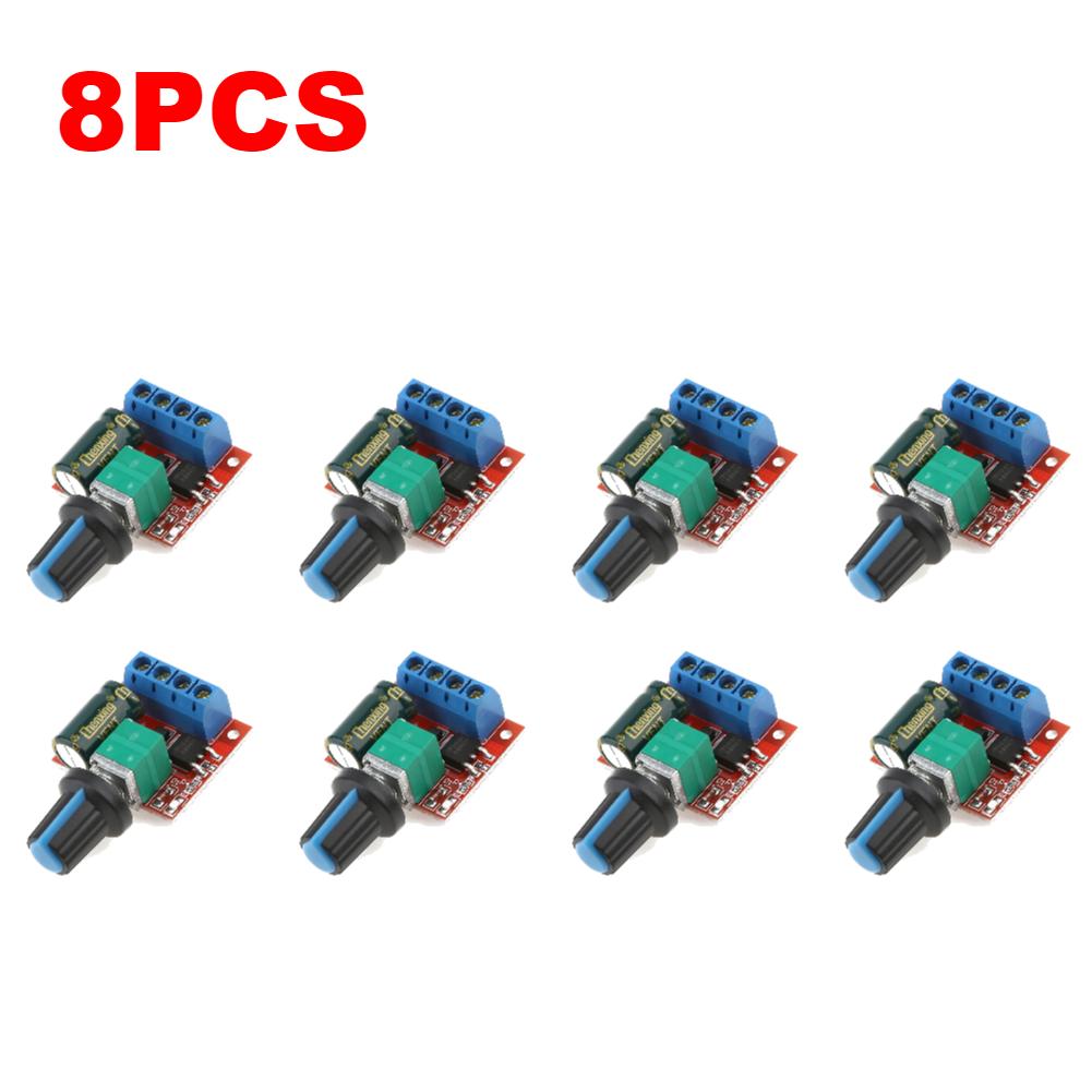 1-5pcs 5A 90W PWM 12V DC Motor Speed Controller Module DC-DC 4.5V-35V Low Voltage Motor Speed Controller Adjustable Drive Module