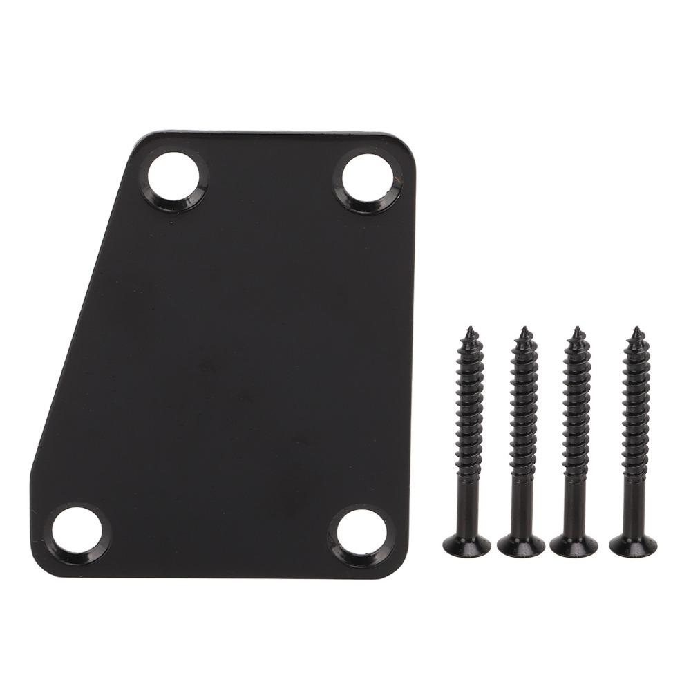 

Trapezoidal Shape Trapezoidal Neck Plate Replacement Neck Plate Most Electric Guitars чёрный