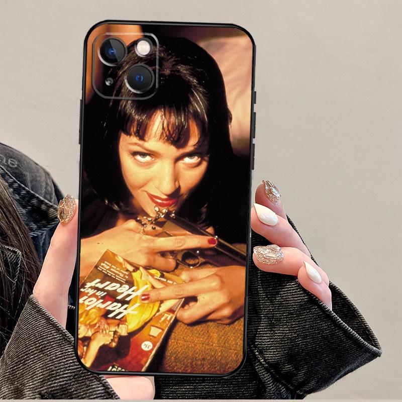 Pulp Fiction Movie Poster Phone Case For iPhone 17 Pro Max 17 Air 14 13 12 11 15 16 Pro Max Mini 16 Plus 16e Cover