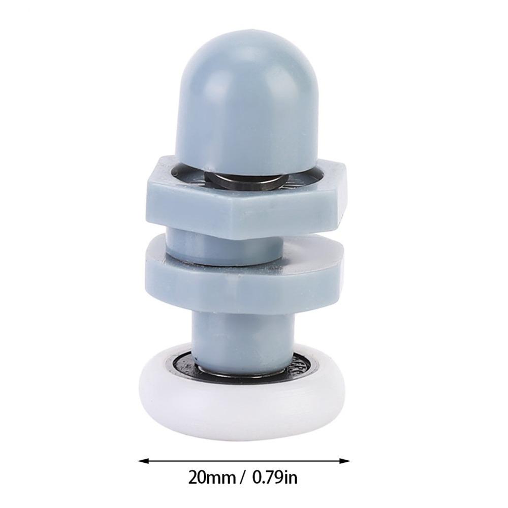 8pcs Durable Shower Door Rollers 20mm Diameter Glass Door Runners Sliding Door Wheels Bathroom Door
