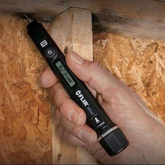 FLIR MR40 - Humidimètre à Pointes, Lampe torche intégré
