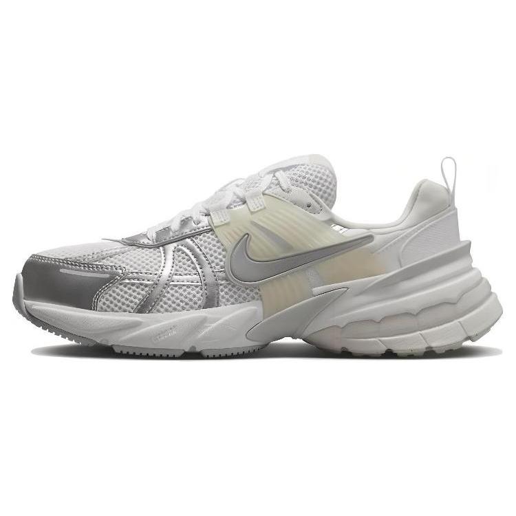 Nike V2K Run Abriebfest Atmungsaktiv Niedrig geschnitten Laufschuhe Damen Rosa Silber FD0736-104(Team6-)