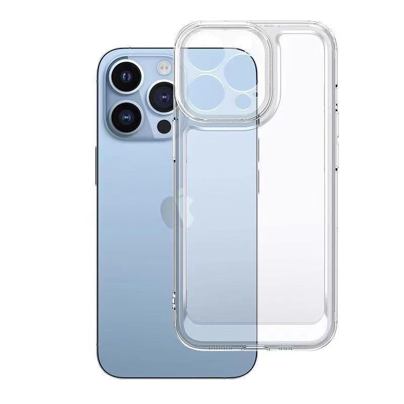 Transparent Drop-Proof Phone Case for iPhone 14/16/16E/Space Pro Max, Full Coverage, Suitable for Apple