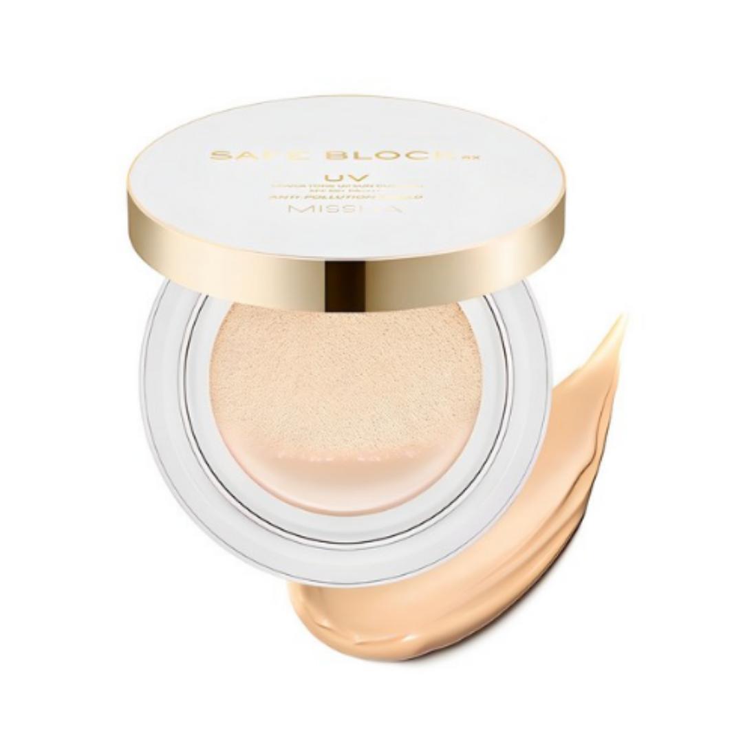 

MISSHA Safe Block RX Cover Tone‑Up Sun Cushion SPF50+ PA++++ — 14 g (1 Unit)