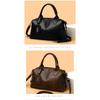 Women's PU Leather Hobo Shoulder Bag Large Capacity Casual Tote Handbag
