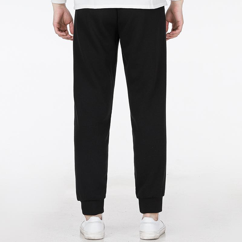 adidas Essentials 3-Stripes Tapered Cuff Pants Men Bottoms Black HN3552