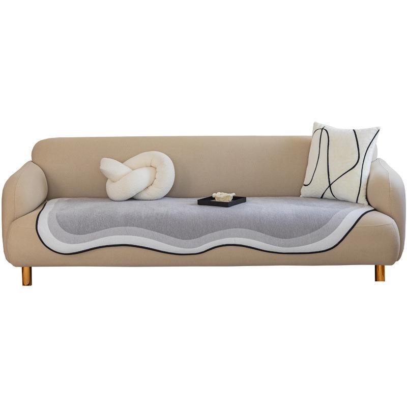 Anti-Scratching Special-Shaped Ins Style Sofa Cushion Non-Slip Four Seasons Universal Chenille Simple and Light Luxury Sense Sofa Cover Cloth