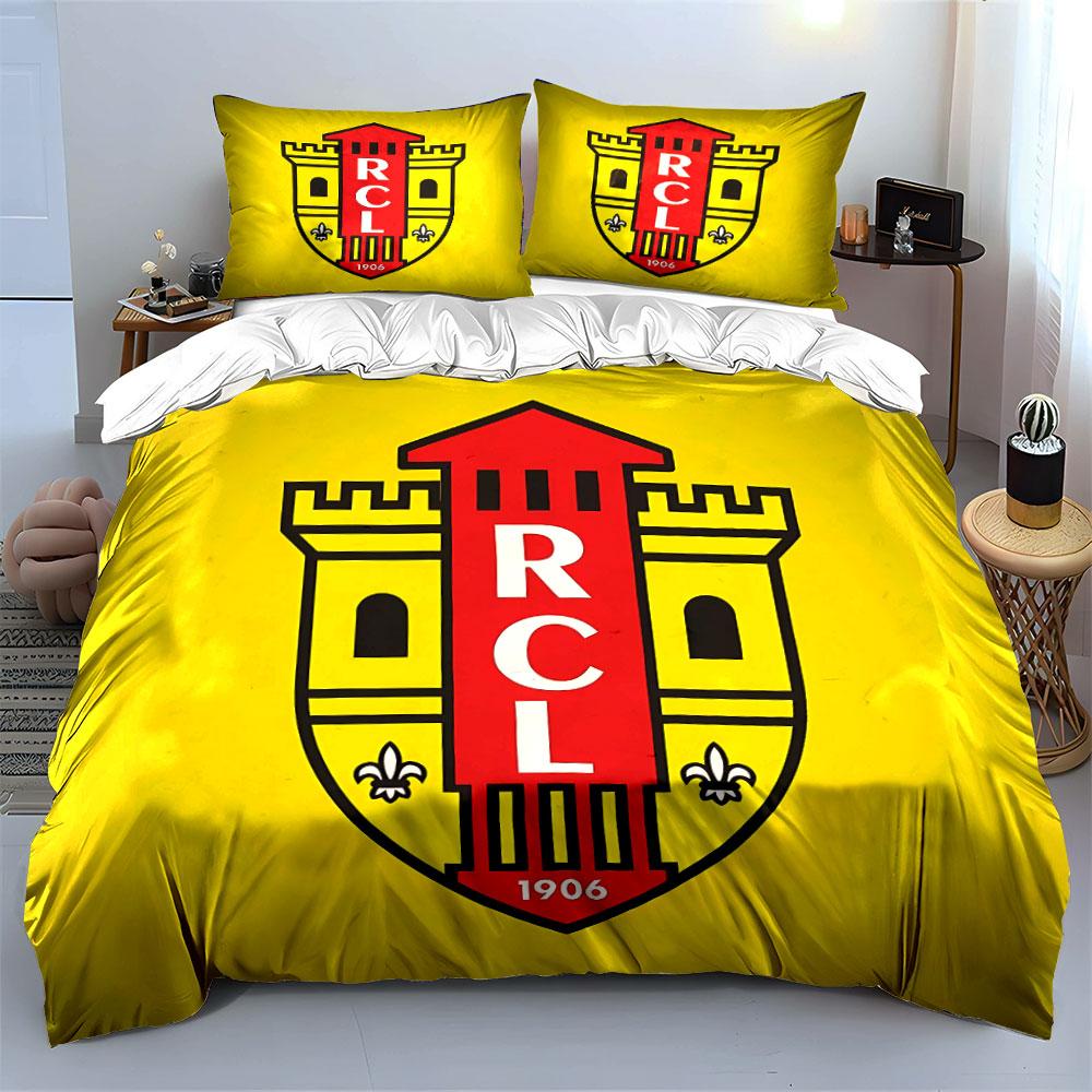 "Yellow RCL Castle Bedding Set" Bedding Duvet Cover Set Duvet Cover Pillowcases (1 * Duvet Cover 2 * Pillowcases, Without Duvet Insert)