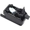 Glove Box Switch Handle, ABS Black+Chrome Glove Box Switch Handle, Compatible with Mercedes Benz C Class W204 2007-2014, E Class W212 2010-2016, GLK