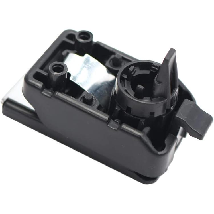 Glove Box Switch Handle, ABS Black+Chrome Glove Box Switch Handle, Compatible with Mercedes Benz C Class W204 2007-2014, E Class W212 2010-2016, GLK