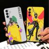 V-Valorant Killjoy Soft Phone Case for Samsung A17 A37 A57 A16 A26 A36 A56 A15 A25 A35 A55 A14 A24 A34 A54 A13 A23 A33 A53 A52 A