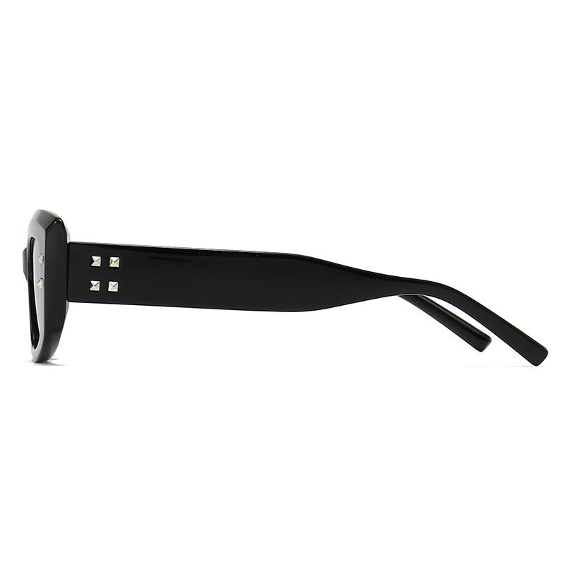 Foreign Trade Cross-Border Popular Sunglasses for Men with Rice Nails European and American Street Photography Ins Popular Model
