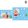 Reindeer Window Cling Stickers Christmas Decoration Santa Claus Snowflake Creative DIY Stickers For… More