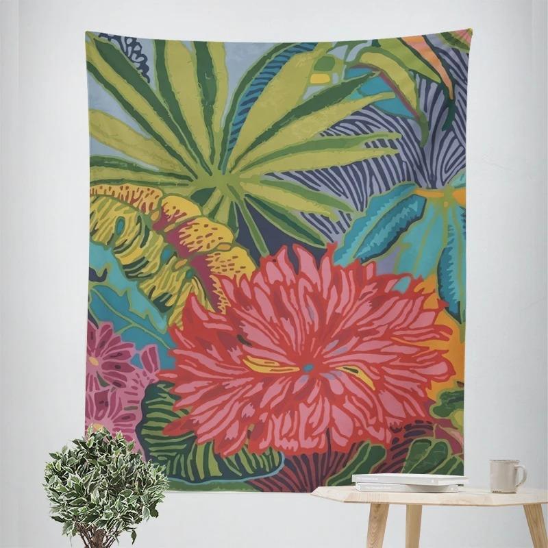 Sunflower Pattern Decorative Tapestry Home Wall Decoration Office Living Room Tapestry