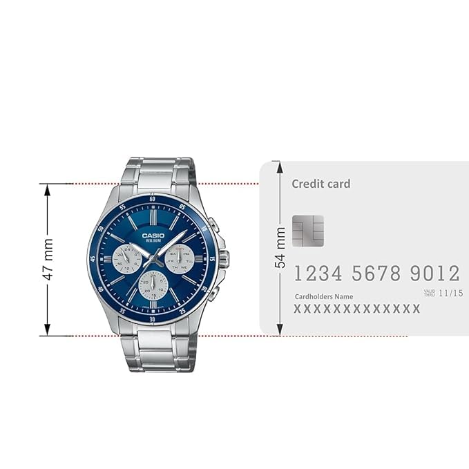 [KK6KV] Casio MTP-1374D-2A3VDF Men's Silver Watch