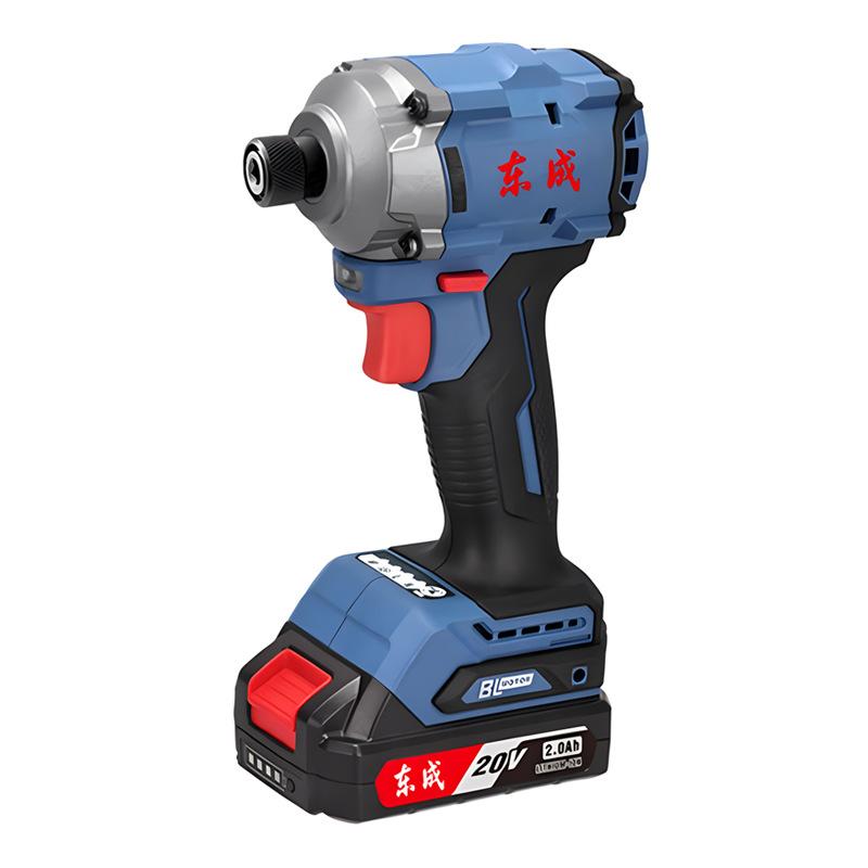 Dongcheng Børsteløs Slagskrutrekker DCPL198AM Litiumbatteri 20V Elektrisk Batch Oppladbar Husholdnings Elektrisk Skrutrekker