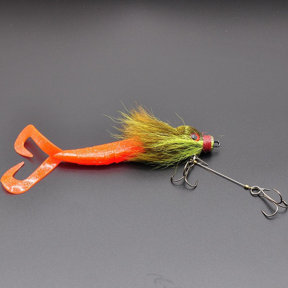 22cm 35g Deep-sea Mouse Simulation Lure Bionic Material Deer Hair Texture Bionic Deer Hair Lure Simulation Design