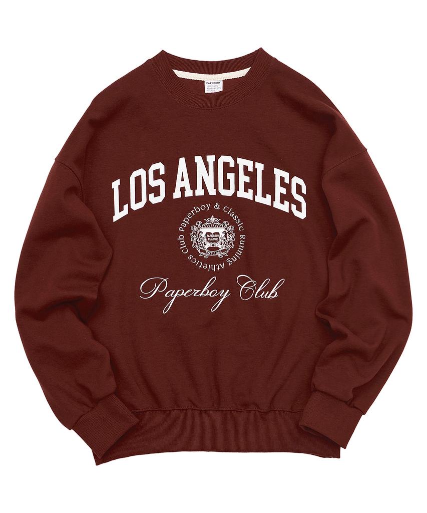 PAPERBOY Los Angeles Sweatshirt - Burgundy