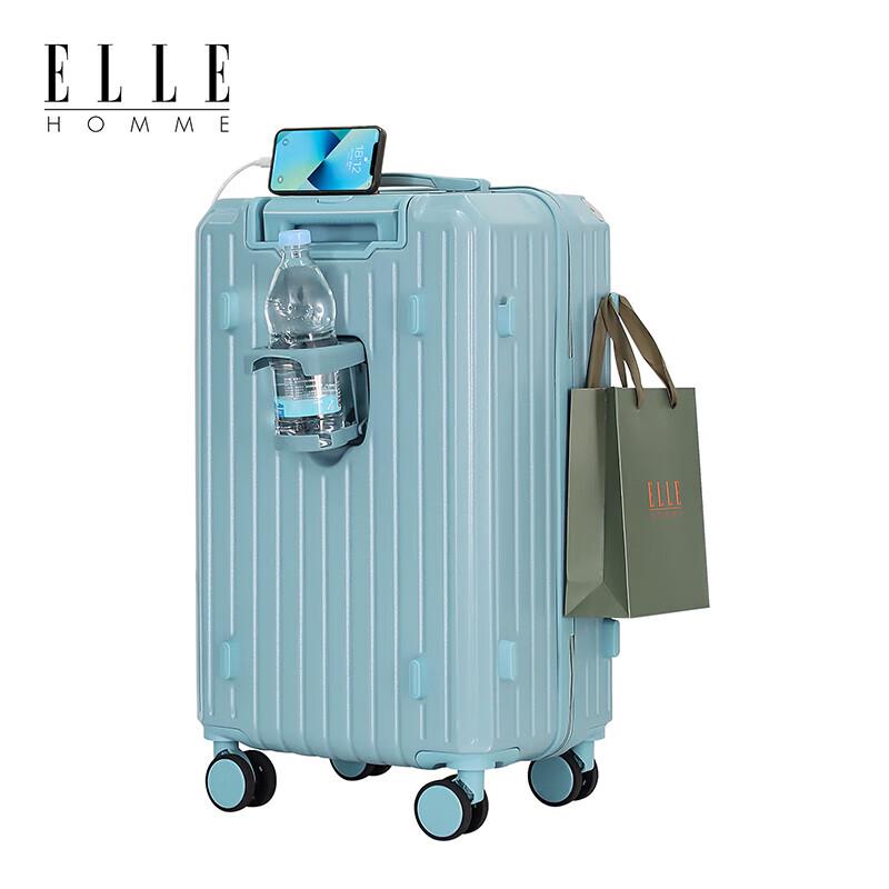 ELLE HOMME Fashion Anti-Collision Travel Suitcase 22 inches