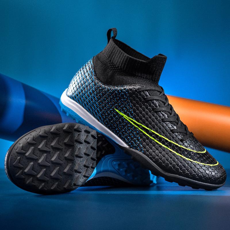 Large Size Spring Male and Female Spikes Student Adult Game Training Shoes New Socks Football Shoes