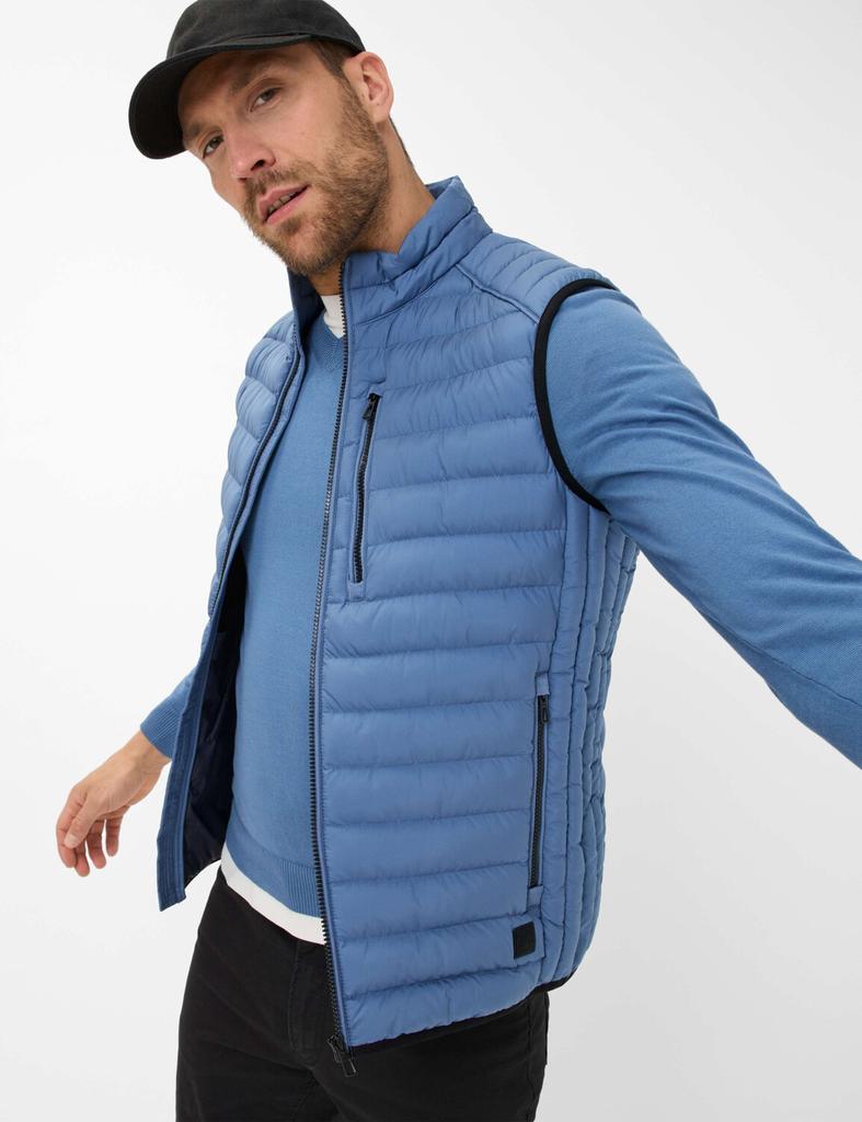 Зимняя куртка BRAX Steppweste Style WILLIS storm blau schwarz