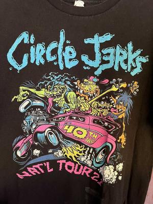 40th Anniv Circle Jerks Tour 2021 Tee Tshirt 2 Sided S5XL Rare Reprint PA7389 Unisex T-Shirt