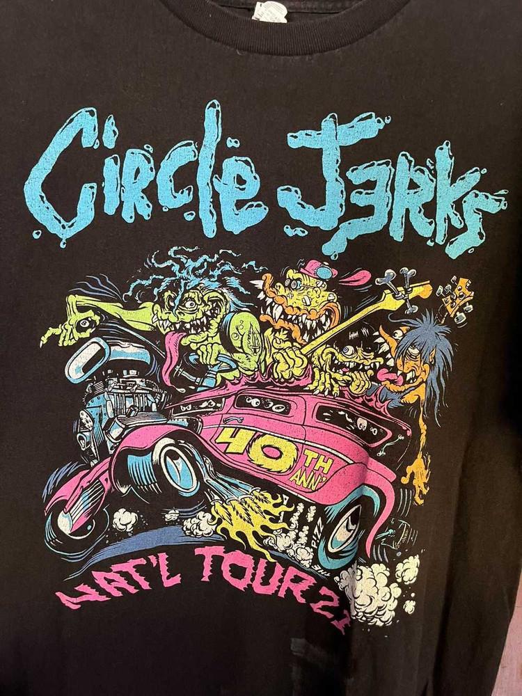 40th Anniv Circle Jerks Tour 2021 tee tshirt 2 sided S5XL Rare Reprint PA7389 Unisex T-Shirt XL