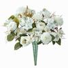 1PC Artificial Roses Flowers Home Decoration Valentine's Day Wedding Bridal Bouquets Garden Fake Silk Peony Hydrangea Vase Board