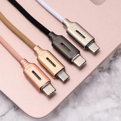 Automatic Disconnection Android Type C Fast Charging USB Charger Data Sync Line Auto Cut-off Cable