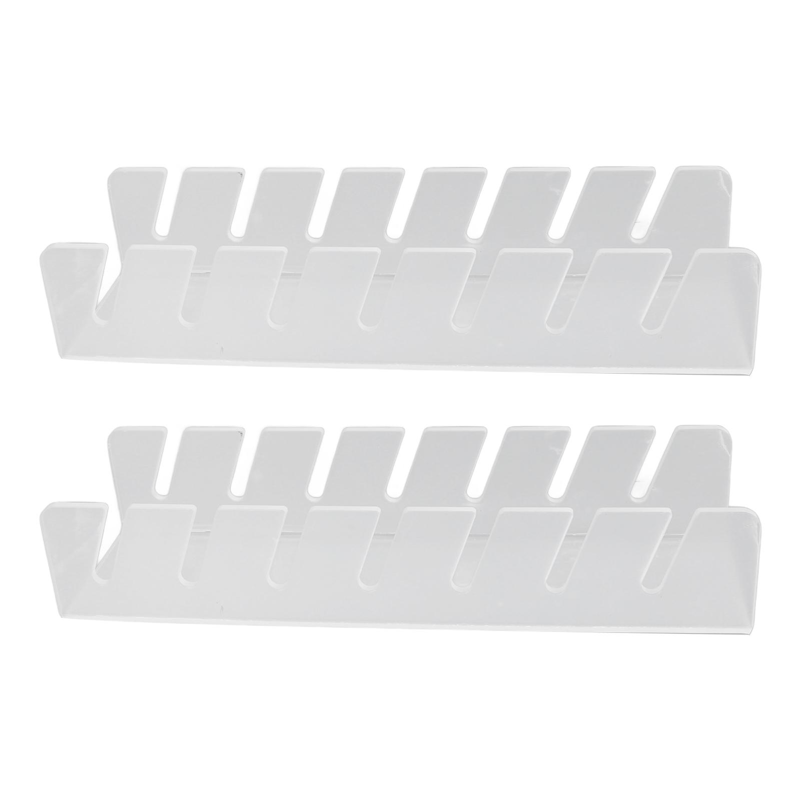 

2 шт., стойка для хранения бейсбольных кепок, хорошо организованная акриловая подставка для бейсбольных кепок, подставка для 7 шт. кепок E Transparent