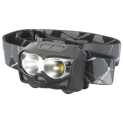 OHM Electric ECLAT 600 Lumen LED-Stirnlampe mit Bewegungssensor und Blinklicht Ideal für Outdoor-Aktivitäten und Schalter, Weiß, Rot, Rot, Dimmbar,