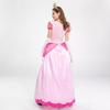 Super Mario Princess Peach Halloween Cosplay Costume