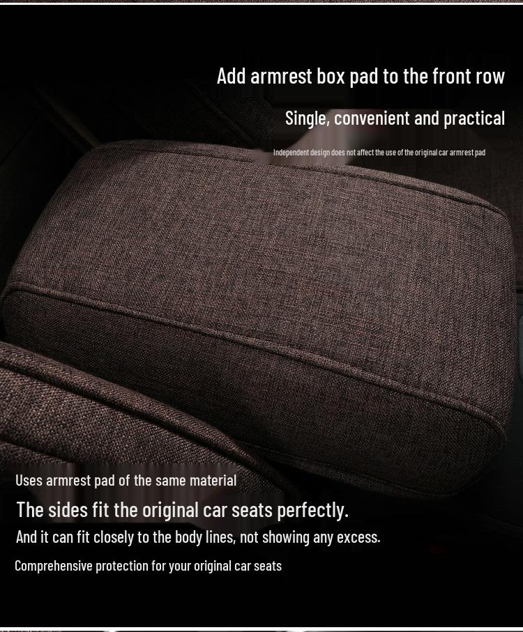 Hyundai Tucson Full Surround Linen SUV Seat Cushion - Five-Seat, All-Season Interior Cover