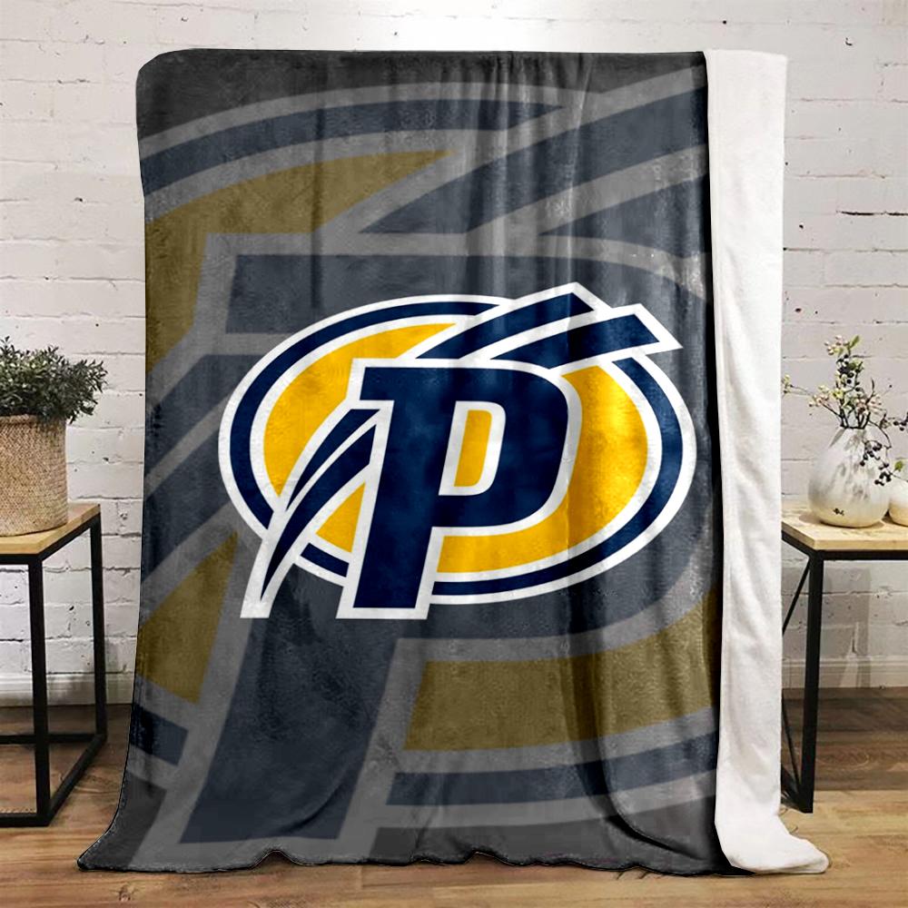Bold Letter P Design printed Flannel blanket for bedroom, living room, sofa, and nap