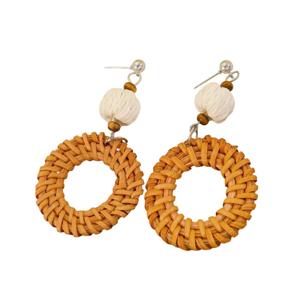 Geometric Flower Earrings Beach Bohemian Styles Drop Earrings Comfortable Wear for Trendy Fashion Lovers Daily Use