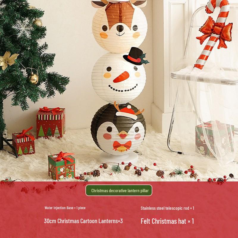 Christmas Lantern Ornaments for Mall and Store Window Displays