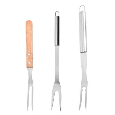 Tenedor para Barbacoa de Acero Inoxidable de Alta Resistencia, Tenedor de Cocina para Chef, Tenedor para Cocinar, Tenedor para Trinchar