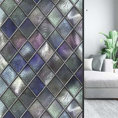 PVC Flower Static Cling Stained Window Film Sticker Glass Decals Wallpapers