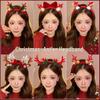 Cute Reindeer Antlers Christmas Headband - Festive Forest Style