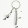 Appassionato di Tennis Accessorio Chiave Design Racchetta Metallici Texture in Lega Portachiavi Ciondolo per Fan Sportivi Regalo per Fan Sportivi