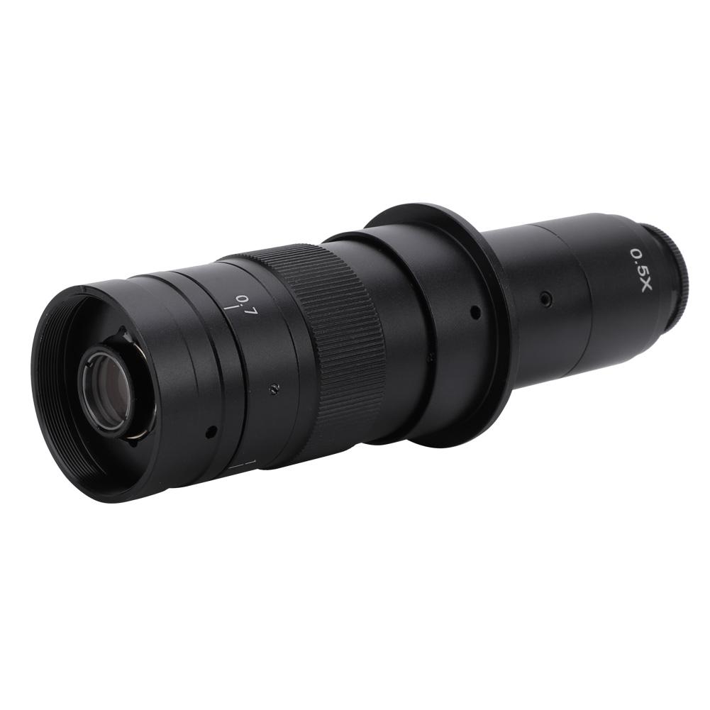 0.5X Monocular Optical Zoom C Mount Industry Eyepiece Lens 0.7X to 4.5X Industrial Digital Microscope Lens Adapter Camera Objective with Field of View 2.3mm to 22mm 0.5X Monocular Optical Zoom C Mount Industry Eyepiece Lens 0.7X to 4.5X Industrial Digital Microscope Lens Adapter Camera Objective with Field of View 2.3mm to 22mm