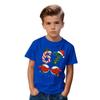 Fun Six Seven 6 7 Meme Design T-Shirt for Kids Chaotic Humor Y2k Game Saying Tees Christmas Gift Top Fashion Children's Clothing