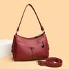 Multi-layer Shoulder Bag Middle-aged Mother Bag PU Messenger Bag