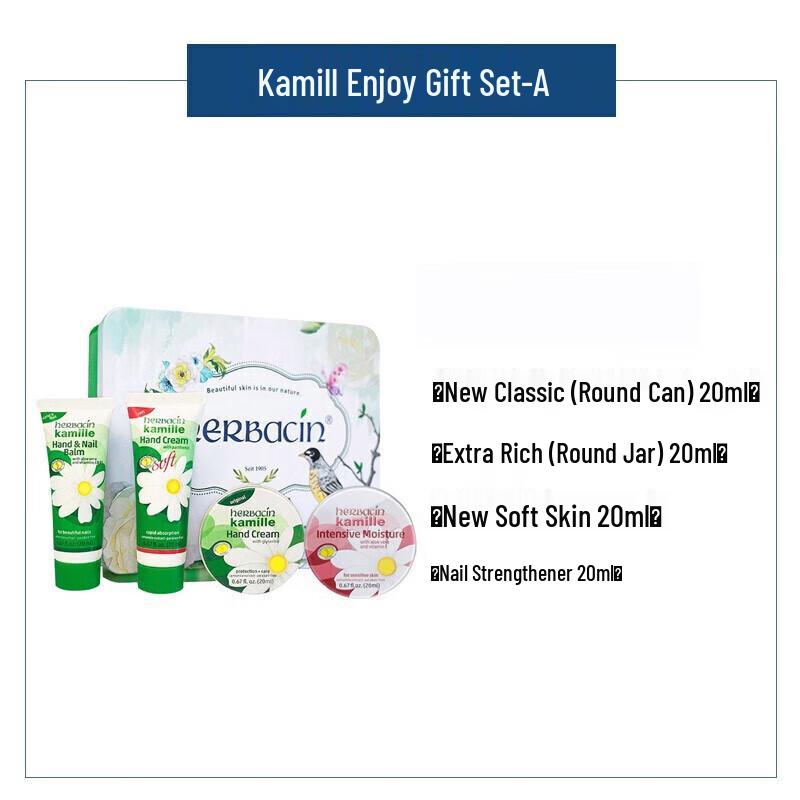 Herbacin Kamille Little Bird 4-Piece Hand Cream Set