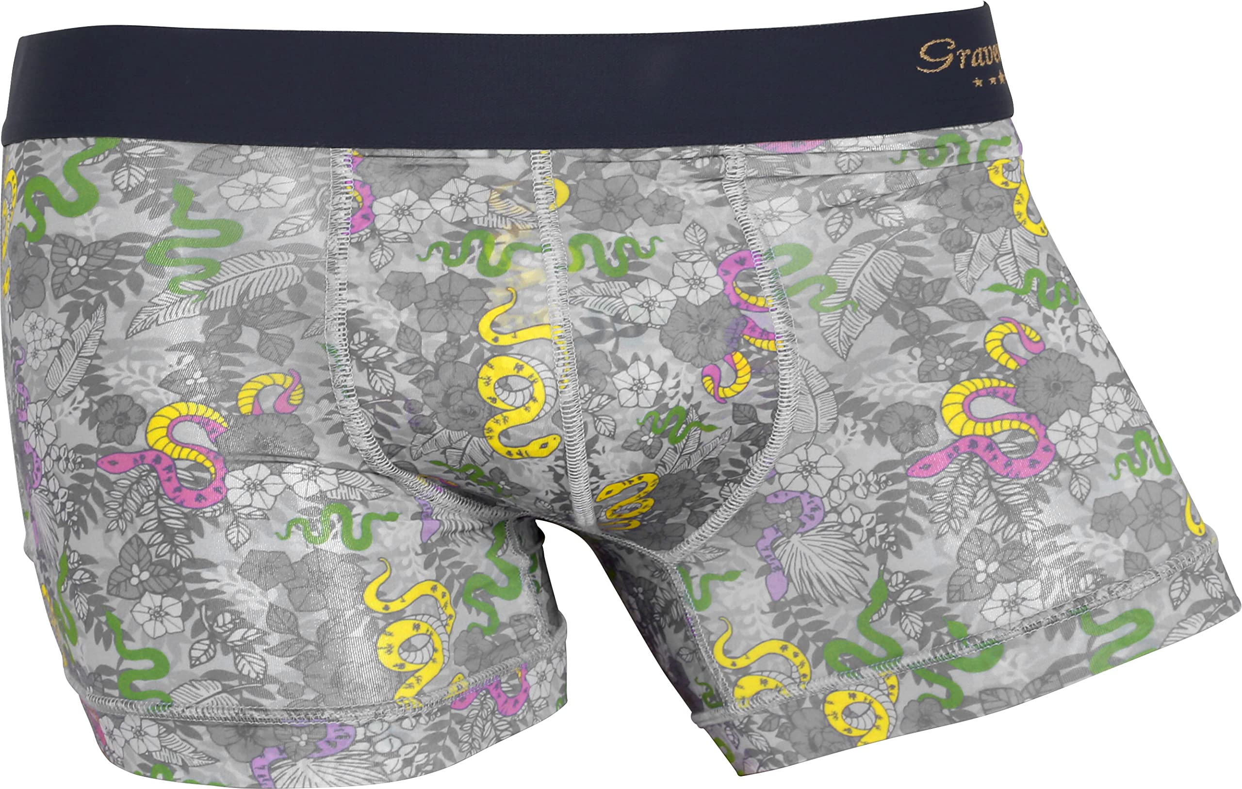 

Трусы-боксеры Grave Vault Идеальный подарок на день, Сделано в Стильных и Идеально для Отцов и Японский цветочный принт Размер Спираль Мужские брифы, День святого Валентина 2025.